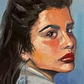 Mein Abschlussprojekt für den Kurs: Ausdrucksstarke Ölporträts: Entdecke die Technik der Alla-Prima-Malerei. Fine Arts, Painting, and Oil Painting project by Jessica Bernecker - 02.21.2024
