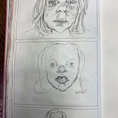 Cartoon self portrait . Traditional illustration project by Donna Garner - 02.21.2024