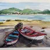Boats  . % kristina_luca4 tarafından hazırlanan Geleneksel illüstras, on, Sulubo, Ve a Resim projesi - 02.21.2024