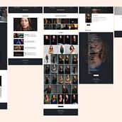Diseño web para portfolio de actriz. Un progetto di Web design e UX / UI di Vicente Sendra Rocher - 02.01.2024