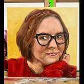 My project for course: Portrait Painting with Oil: Explore Light and Shade. Fine Arts, Painting, and Oil Painting project by Nataliia Demianenko - 02.18.2024