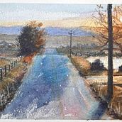 My project for course: Natural Landscapes in Watercolor. Fine Arts, Painting, and Watercolor Painting project by Darrell Coomes - 02.21.2024