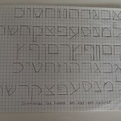 Mi proyecto del curso: Introducción a la caligrafía hebrea. Un projet de Écriture , et Calligraphie de iraidacolon61 - 21.02.2024