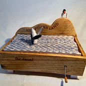 Mein Abschlussprojekt für den Kurs: Holzautomaten: Erwecke Skulpturen zum Leben . Character Design, Sculpture, To, Design, Art To, s, and Woodworking project by steffiotto - 02.22.2024