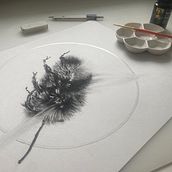 My project for course: Illustrating the Natural World with Watercolor and Charcoal. Traditional illustration, Painting, and Naturalistic Illustration project by joantommarello - 02.22.2024