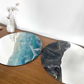 Il mio progetto del corso: Arte della resina: crea specchi originali. Artesanato, Design e fabricação de móveis, Design de interiores, Design de produtos, e DIY projeto de tittymonaco-92 - 22.02.2024