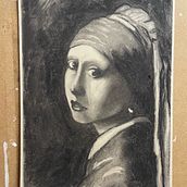 My project for course: Realistic Portraits Using Charcoal. Un projet de Illustration traditionnelle, Beaux Arts, Dessin, Dessin de portrait , et Dessin réaliste de Marina Cvetkovic - 22.02.2024