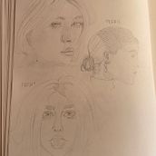 Mi proyecto del curso: Sketchbook de retrato: explora el rostro humano . % andreainfantes99 tarafından hazırlanan Eskiz çizimi, Çizim, Portre Çizimi, Sanatsal Çizim, Ve Eskiz defteri projesi - 02.22.2024