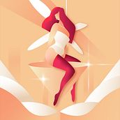 Mon projet du cours : Illustration numérique style art déco. Un proyecto de Ilustración tradicional, Bellas Artes, Diseño de carteles e Ilustración digital de axiars_pro - 10.02.2024