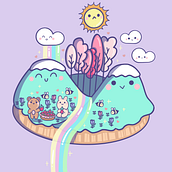 My project for course: Designing Kawaii Worlds: Spread Joy Through Illustration. Character Design, Digital Illustration, and Manga project by alyazia_eisa1 - 02.22.2024