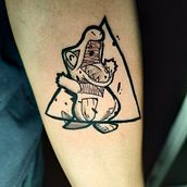 Meu projeto do curso: Tatuagem para principiantes @arki.ink. Desenho de tatuagens projeto de Igor Azevedo Sousa - 22.02.2024
