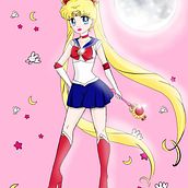 Sailor Moon FanArt. Un progetto di Illustrazione digitale, Disegno digitale, Fumetto e TV di Liane - 07.02.2023