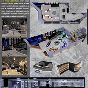 PROYECTO AKIBA COLLECT . Interior Architecture, Interior Design, Interior Decoration, Retail Design, and Spatial Design project by Marcuss Sebastián - 04.03.2024
