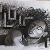 My project for course: Artistic Charcoal Portraiture: Creating Atmosphere. Traditional illustration, Fine Arts, Drawing, Portrait Drawing, Realistic Drawing, and Artistic Drawing project by Manjari Acharya - 02.22.2024