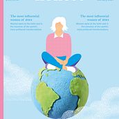 Mi proyecto del curso: Diseño de portadas de revistas. Un proyecto de Dirección de arte, Diseño editorial e Ilustración editorial de Lisa Fernández Karlsson - 23.02.2024