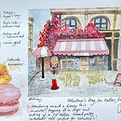 My project for course: Watercolor Travel Journal. Traditional illustration, Watercolor Painting, Architectural Illustration, and Sketchbook project by n5yrycm8xp - 02.23.2024