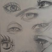 Il mio progetto del corso: Ritratto su blocco da disegno: esplora il volto umano. Un proyecto de Bocetado, Dibujo, Dibujo de Retrato, Dibujo artístico y Sketchbook de Valentina - 23.02.2024