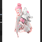 Mon projet du cours : Design de personnages fantastiques avec Procreate. Projekt z dziedziny Projektowanie postaci, Ilustracja c, frowa, R, sunek c, frow, Malarstwo c, frowe i Manga użytkownika junahbarta - 22.02.2024