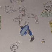 Meu projeto do curso: Criação de personagens de mangá. Traditional illustration, Character Design, Comic, and Manga project by leiadeoliveira_2316 - 02.23.2024