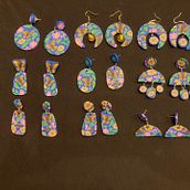 My project for course: Polymer Clay Cane Pattern Compositions for Beginners. Accessor, Design, Arts, Crafts, Jewelr, Design, and DIY project by martinec08 - 02.23.2024