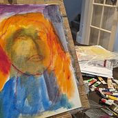 My attempt at the girl with white cap. Painting, Portrait Drawing, and Oil Painting project by Jon Shepherd - 02.23.2024