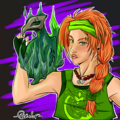 Skye Valorant Commission. Digital Illustration, Drawing, Arts, and Crafts project by Federica La Gala - 12.22.2023