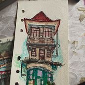 Mi proyecto del curso: Dibujo arquitectónico expresivo con marcadores de colores. Sketching, Drawing, Architectural Illustration, Sketchbook & Ink Illustration project by nicoo01260 - 02.24.2024