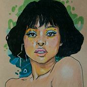 FACES. Traditional illustration, and Drawing project by Eduardo Pérez Rivero - 02.27.2022