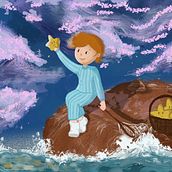 Il mio progetto del corso: Illustrazione per bambini con Procreate: dipingi scene magiche. Ilustração digital, Ilustração infantil, Pintura digital, e Álbum ilustrado projeto de Fanny Di Natale - 24.02.2024