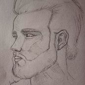 Il mio progetto del corso: Ritratto su blocco da disegno: esplora il volto umano. Un proyecto de Bocetado, Dibujo, Dibujo de Retrato, Dibujo artístico y Sketchbook de Loreta Dinoia - 25.02.2024