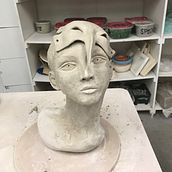 My project for course: Introduction to Clay Figurative Sculpture. Fine Arts, and Sculpture project by Joelle Green - 02.25.2024