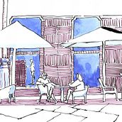 My project for course: Sketchbook: ink and watercolor. Un proyecto de Pintura, Bocetado, Dibujo, Pintura a la acuarela, Sketchbook e Ilustración con tinta de deepak3dart - 25.02.2024