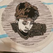 Il mio progetto del corso: Ricamo con ago magico: da un’immagine a un ritratto Ein Projekt aus dem Bereich Stickerei, Punch needle und Textildesign von donnamare - 01.03.2024