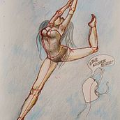 Mein Abschlussprojekt für den Kurs: Zeichnen der menschlichen Figur und ausdrucksstarke Posen. Un proyecto de Bellas Artes, Bocetado, Dibujo, Sketchbook y Dibujo anatómico de Andrea Gasser - 25.02.2024