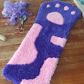 Il mio progetto del corso: Tecnica tufting per la creazione di tappeti. Arts, Crafts, Decoration, Fiber Arts, DIY, and Textile Design project by Alexia - 02.25.2024