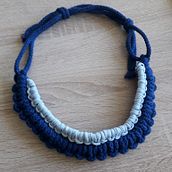 Mi proyecto del curso: Doble hilera de nudos. Arts, Crafts, Jewelr, Design, Macramé, and Textile Design project by mbarzdavila - 02.25.2024
