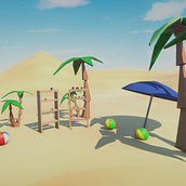 La Playa . 3D proyek oleh Jackz Gretz - 10.01.2023