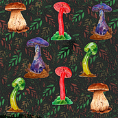 Mi proyecto del curso: Ilustración científica aplicada al diseño de patrones. Un proyecto de Ilustración tradicional, Pattern Design, Ilustración digital e Ilustración naturalista				 de Alejandra Domic - 26.02.2024