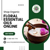 Shop Organic Floral Essential Oils Online. Un proyecto de Diseño de producto de Miracle Botanicals Essential Oils - 26.02.2024
