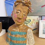 My project for course: Introduction to Clay Figurative Sculpture. Fine Arts, and Sculpture project by k_campion - 02.24.2023