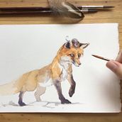 El ratón lazarillo . Traditional illustration project by Ali Gómez - 05.31.2020
