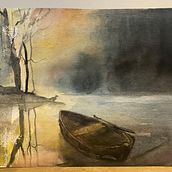 My project for course: Atmospheric Landscapes in Watercolor . Fine Arts, Painting, and Watercolor Painting project by Ellen Draaisma - 02.23.2024
