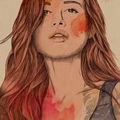Mi proyecto del curso: Retrato ilustrado con Procreate. Traditional illustration, Vector Illustration, Digital Illustration, and Portrait Drawing project by Anna Martorell Trillo - 02.26.2024