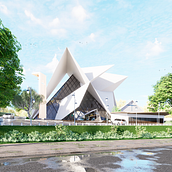 Iglesia Católica "Estrella de Belén". Architecture project by Alberto Hidalgo Mateo - 04.28.2022