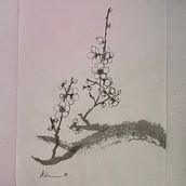 Mi proyecto del curso: Introducción a la pintura sumi-e. Traditional illustration, Fine Arts, Painting, Drawing & Ink Illustration project by Kin Ruiz - 02.27.2024