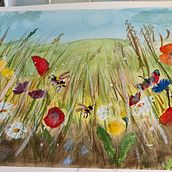 My project for course: Illustrating the Natural World with Watercolor and Charcoal. Projekt z dziedziny Trad, c, jna ilustracja,  Malarstwo, Ilustracja naturalist i czna użytkownika Evelyn(Eve) Amos - 27.02.2024