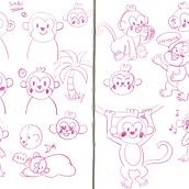 Mi proyecto de pegatinas kawaii. Character Design, and Graphic Design project by María Sol Fernández Scaringi - 02.27.2024