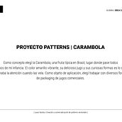 Carambola | Mi proyecto del curso: Creación y comercialización de patterns vectoriales. Traditional illustration, Pattern Design, Fashion Design, Printing, and Business project by Erica Carla Di Norcia - 02.27.2024