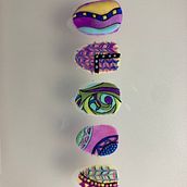 Mi proyecto del curso: Introducción al nail art. Een project van  Ontwerp, Traditionele illustratie, Schilderij, Patroonontwerp y Decoratief schilderen van cristinamoruiz - 27.02.2024
