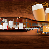 Propuesta infográfica ¿Cómo se hace la cerveza? Ein Projekt aus dem Bereich Verlagsdesign, Grafikdesign und Marketing von Julio Leonel Valle Lucero - 27.02.2024